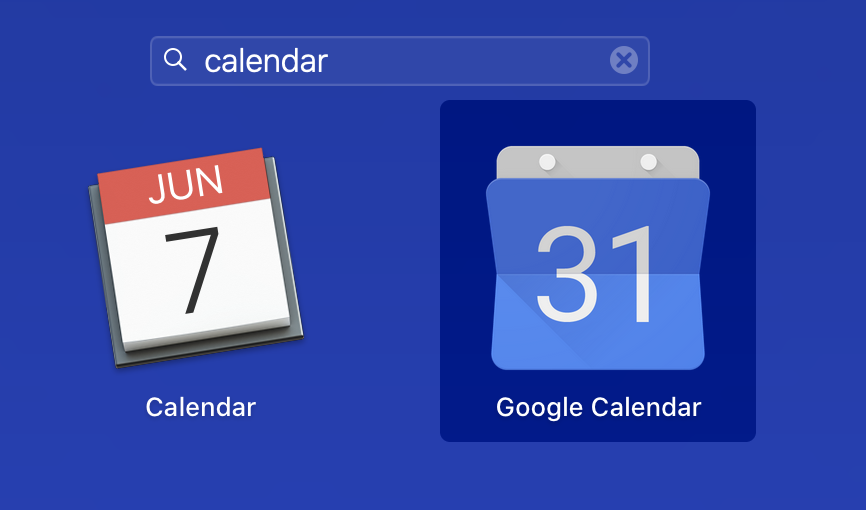 google calendar app for mac widget